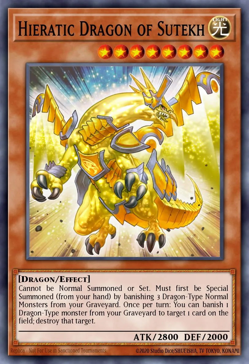 Hieratic Dragon of Sutekh · Galactic Overlord Sneak Peek Participation Card 66789970/1