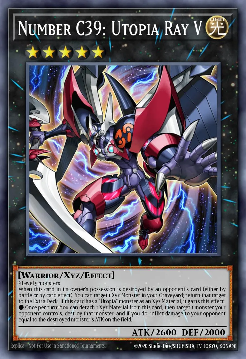 Number C39: Utopia Ray V · Super Starter: V for Victory 66970002/42