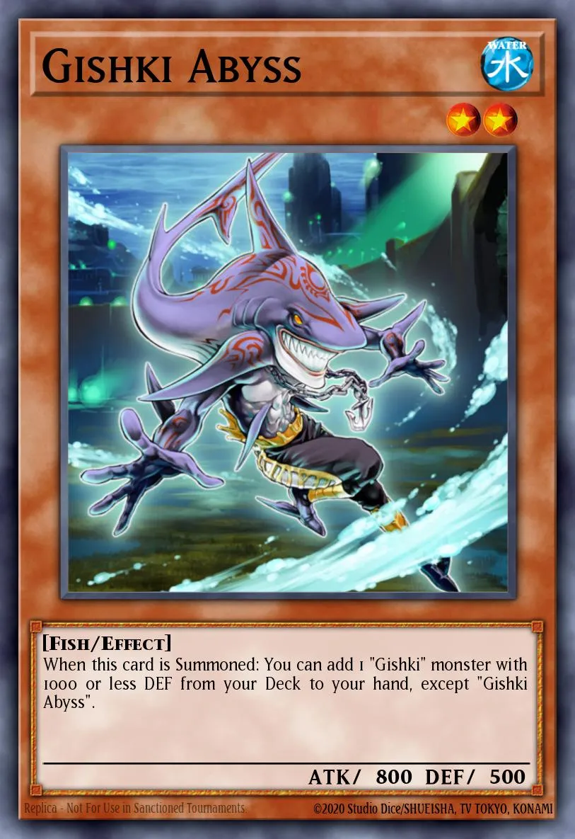 Gishki Abyss · Duel Terminal 5b 67111213/50