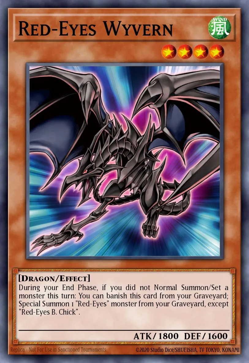 Red-Eyes Wyvern · Yu-Gi-Oh! GX Tag Force 3 promotional cards 67300516/3