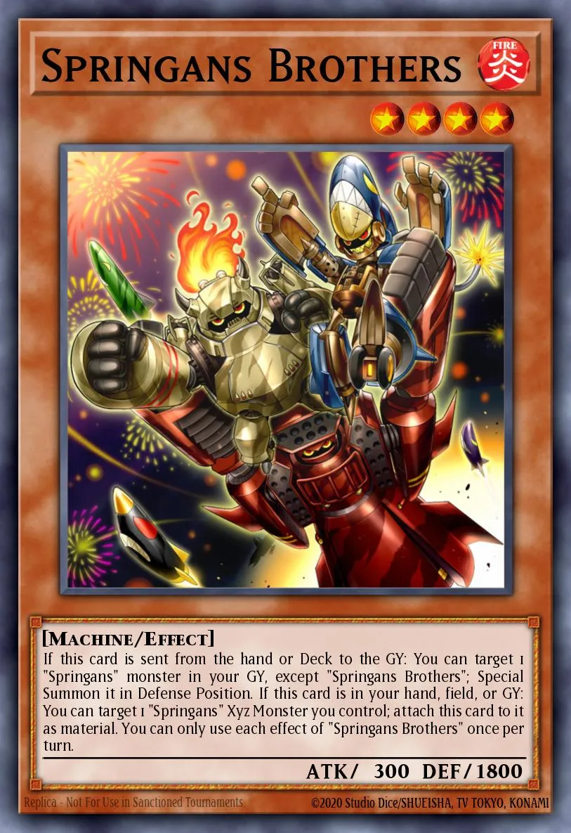 Springans Brothers · Lightning Overdrive Premiere! promotional card 67436768/1