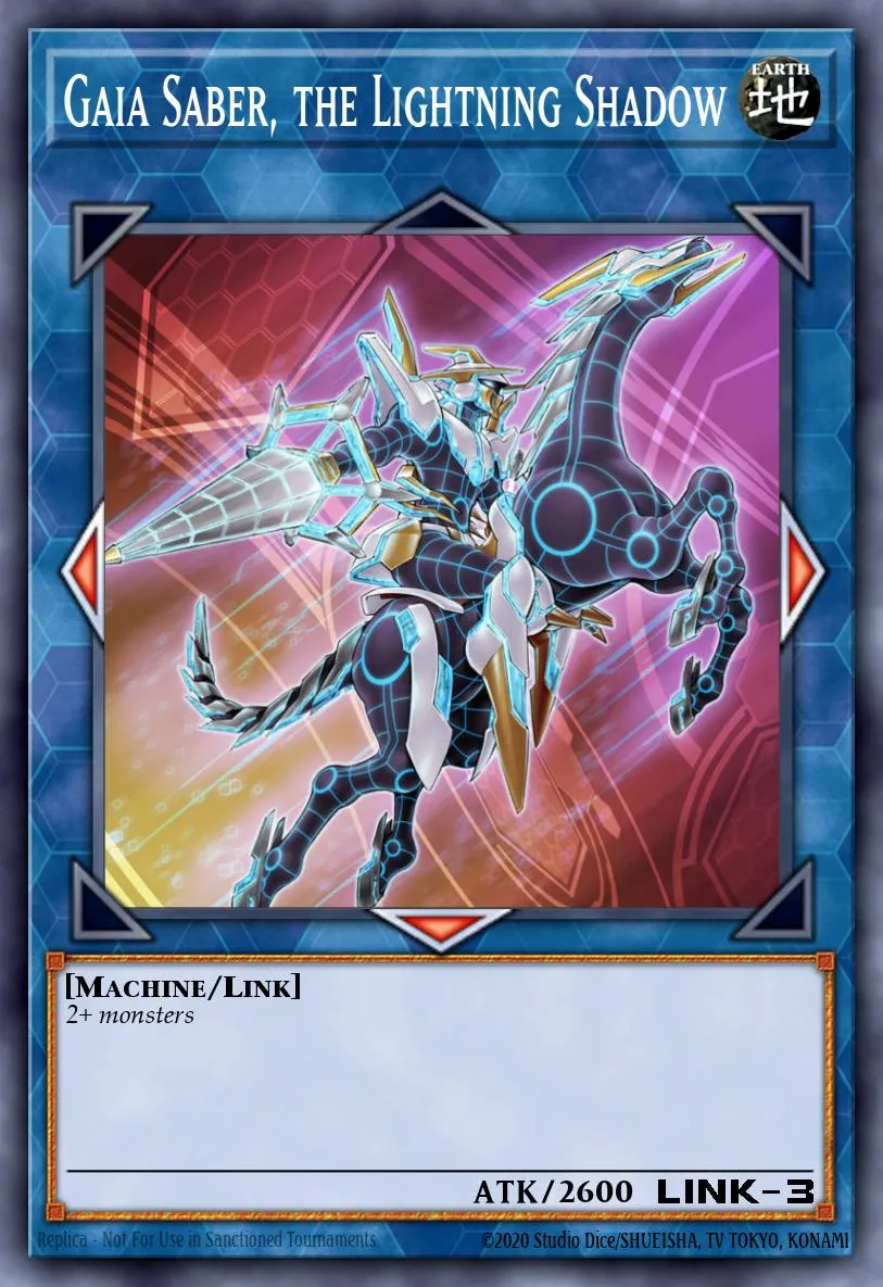 Gaia Saber, the Lightning Shadow · Code of the Duelist Special Edition 67598234/4