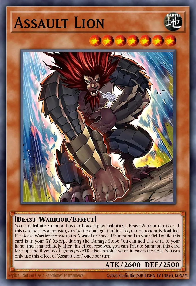Assault Lion · Yu-Gi-Oh (No Set) 67676619