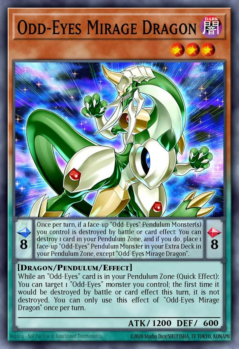 Odd-Eyes Mirage Dragon · Dragons of Legend: Unleashed 67754901/73
