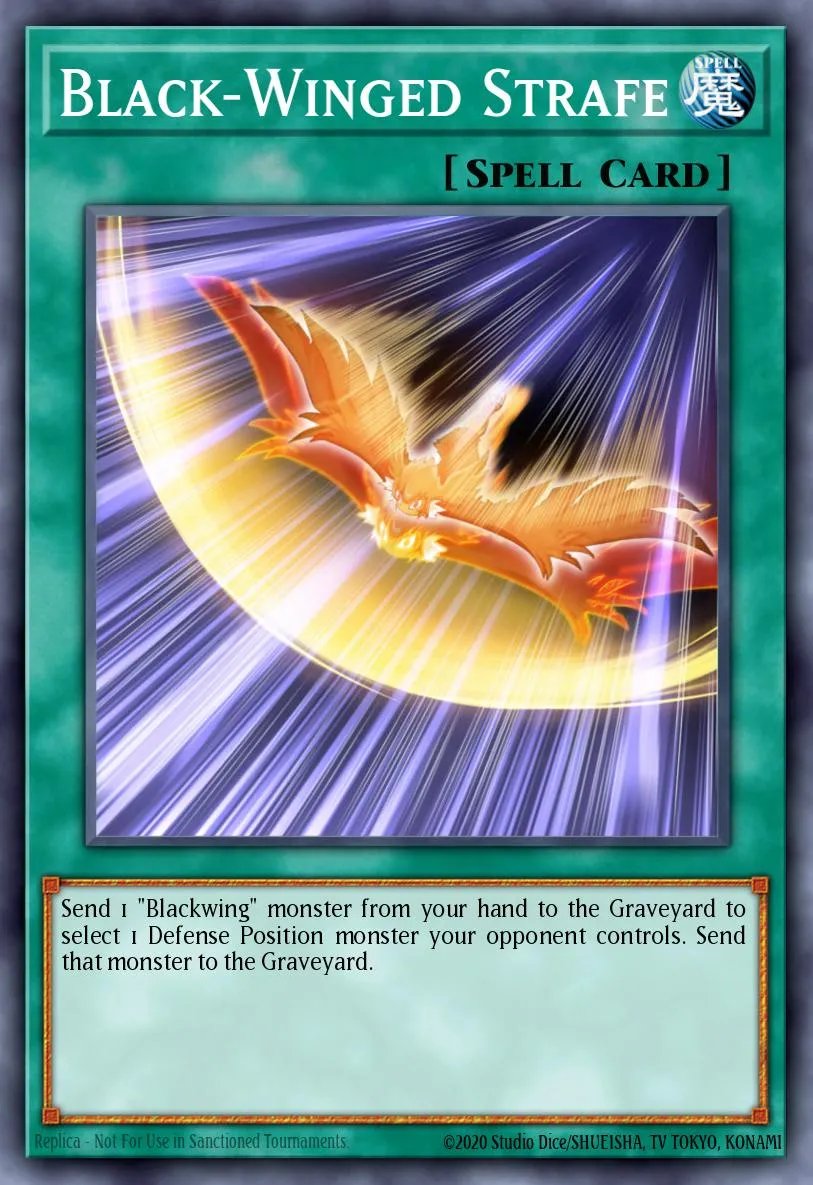 Black-Winged Strafe · The Shining Darkness Sneak Peek Participation Card 67779172/1