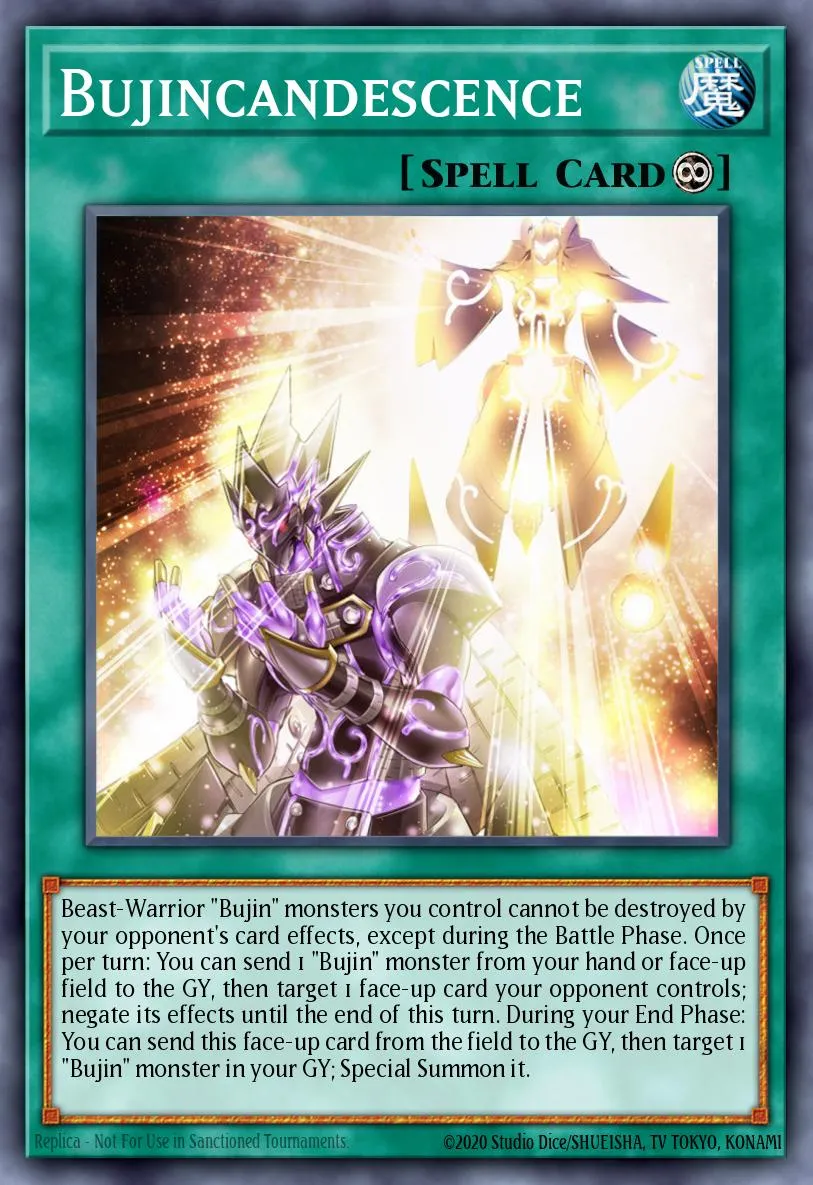 Bujincandescence · Lightning Overdrive Premiere! promotional card 68045685/1