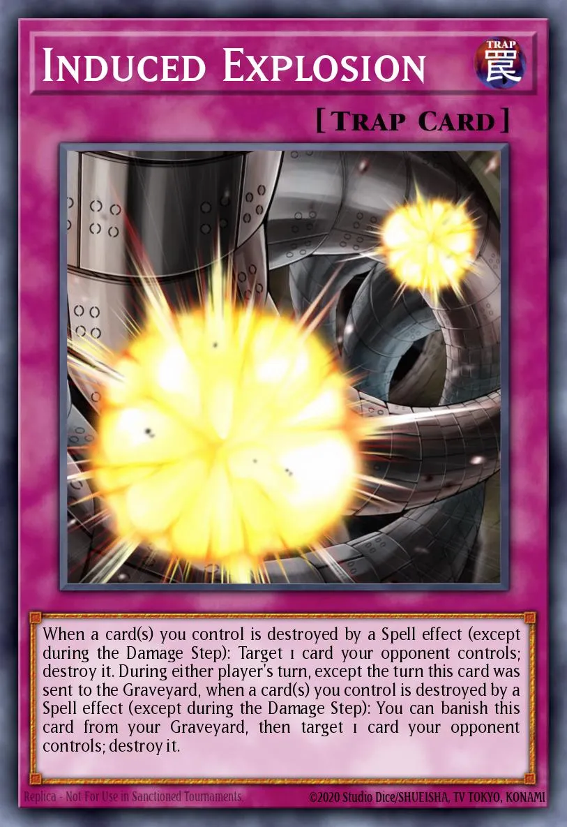 Induced Explosion · Yu-Gi-Oh! The Dark Side of Dimensions Movie Pack: Gold Edition 68077936/61