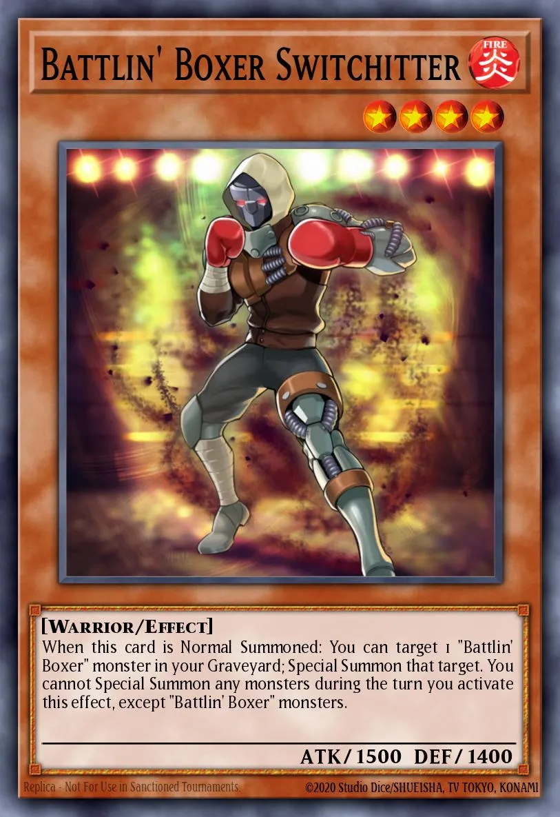 Battlin' Boxer Switchitter · Lord of the Tachyon Galaxy Sneak Peek Participation Card 68144350/1