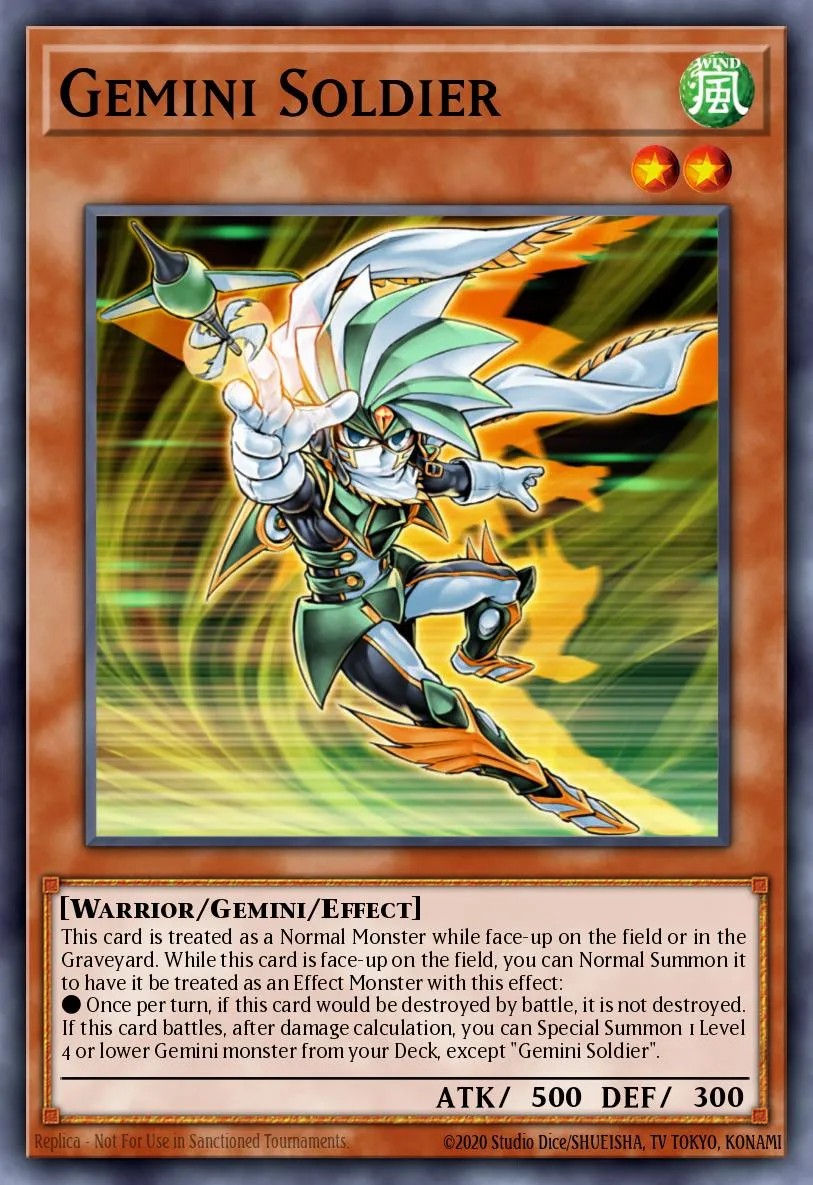 Gemini Soldier · Warriors' Strike Structure Deck 68366996/38
