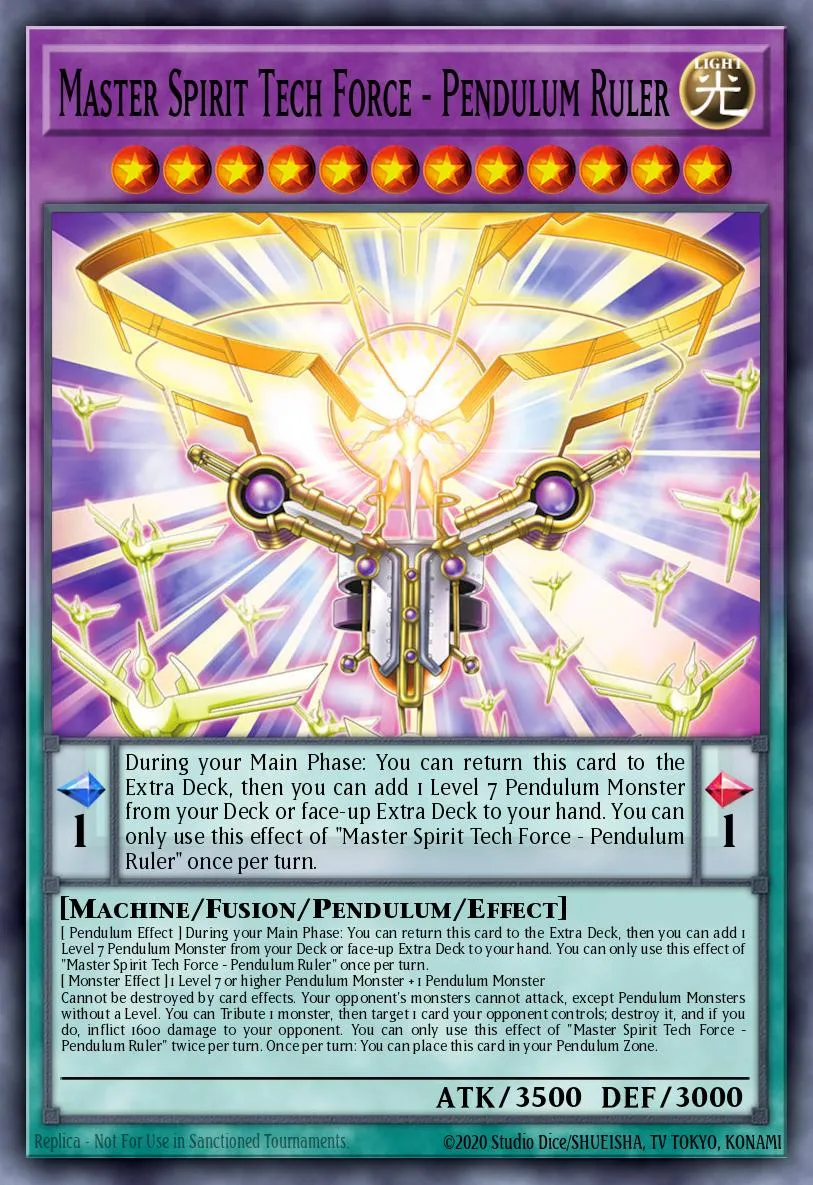 Master Spirit Tech Force - Pendulum Ruler · Yu-Gi-Oh (No Set) 68508433