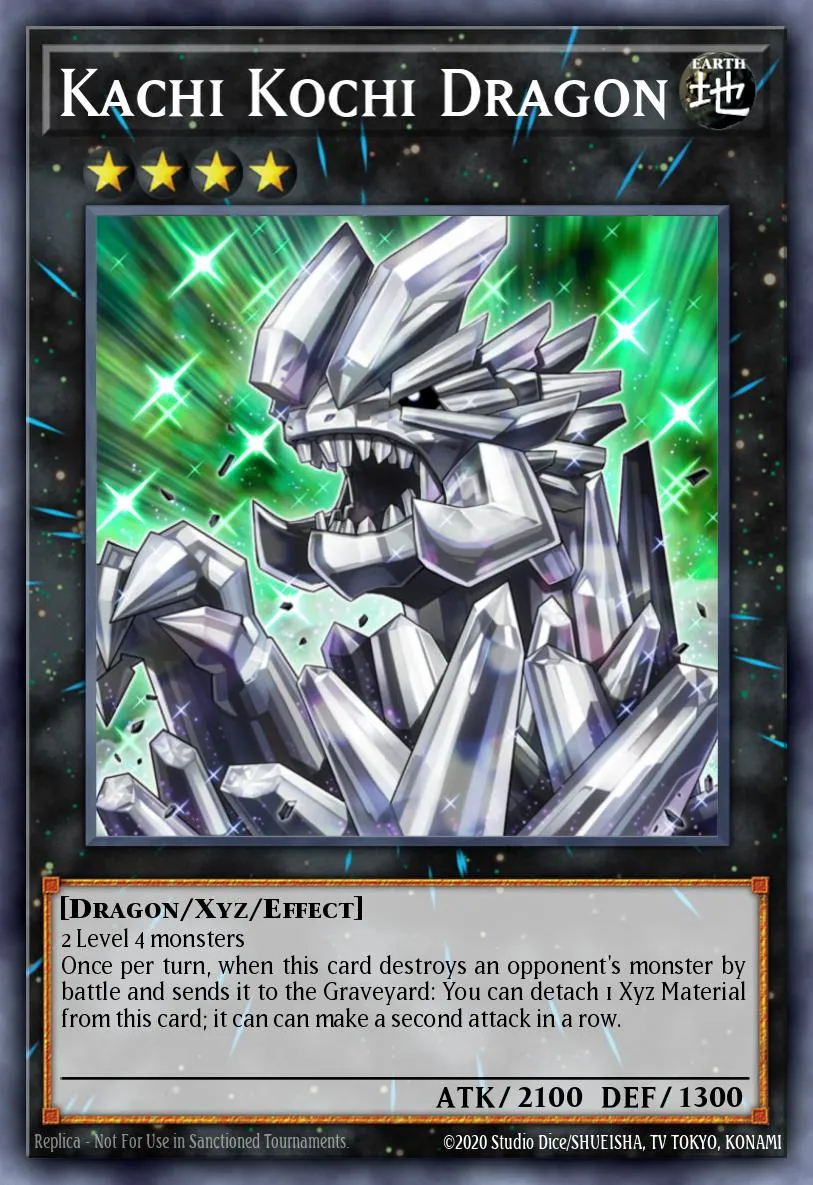 Kachi Kochi Dragon · Yu-Gi-Oh! ZEXAL Volume 1 promotional card 69069911/1