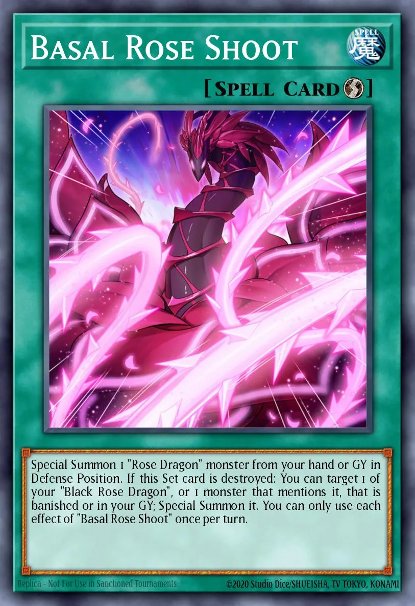 Basal Rose Shoot · Lightning Overdrive Premiere! promotional card 69167267/1