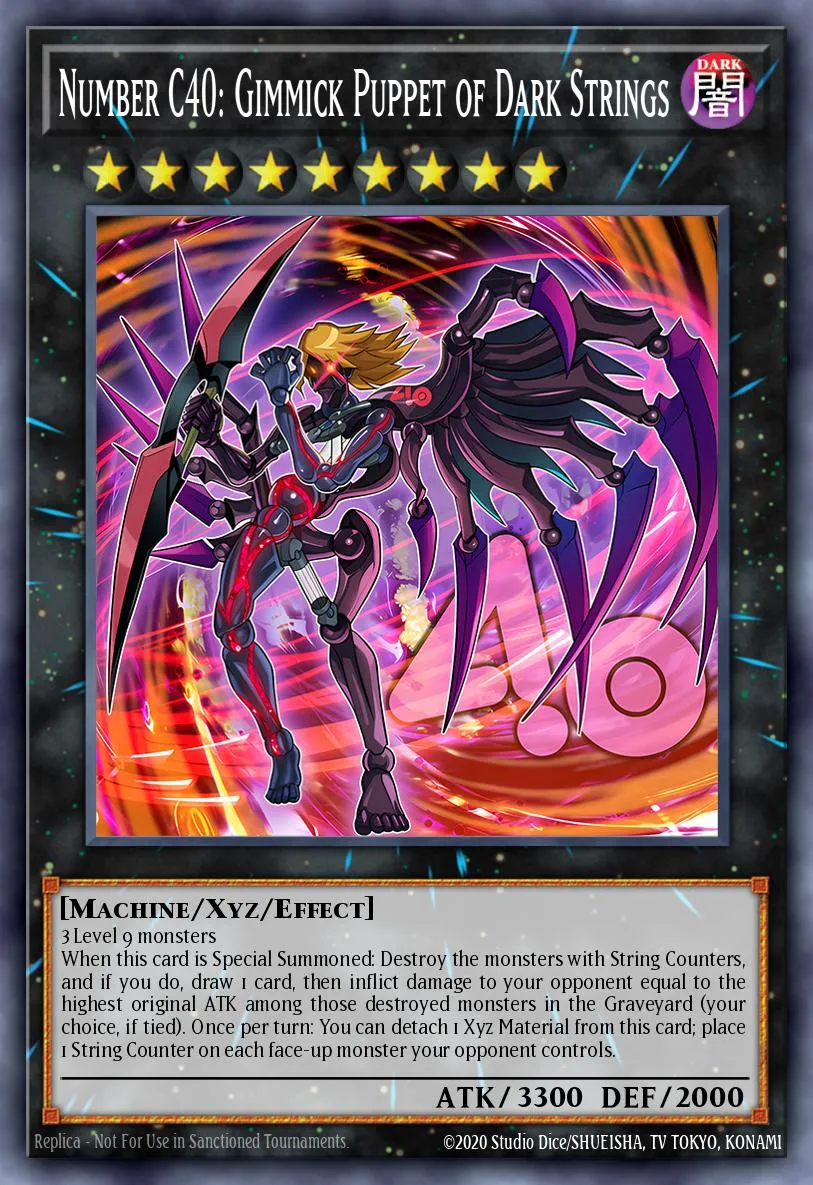 Number C40: Gimmick Puppet of Dark Strings · Premium Gold 69170557/90