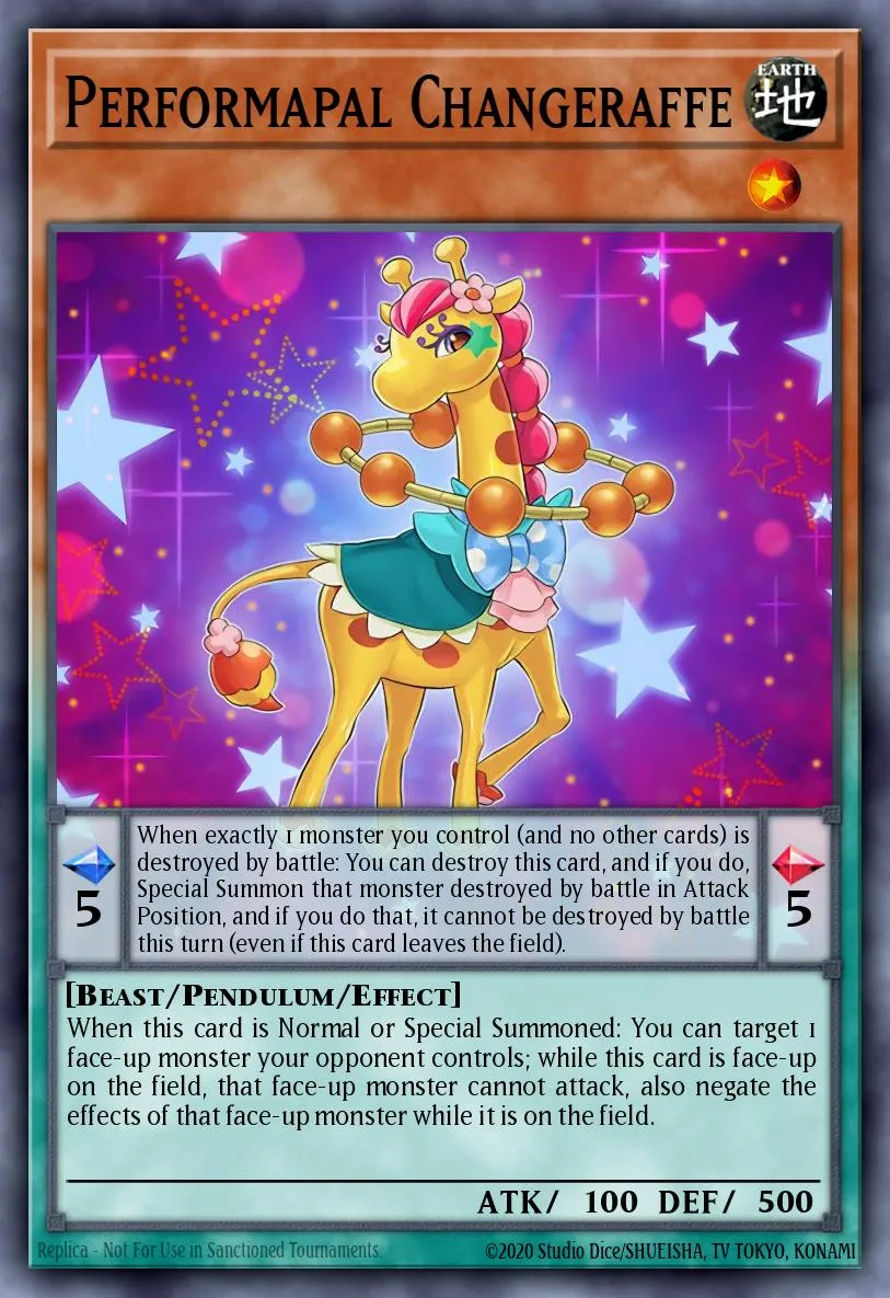 Performapal Changeraffe · Invasion: Vengeance: Special Edition 69228245/4