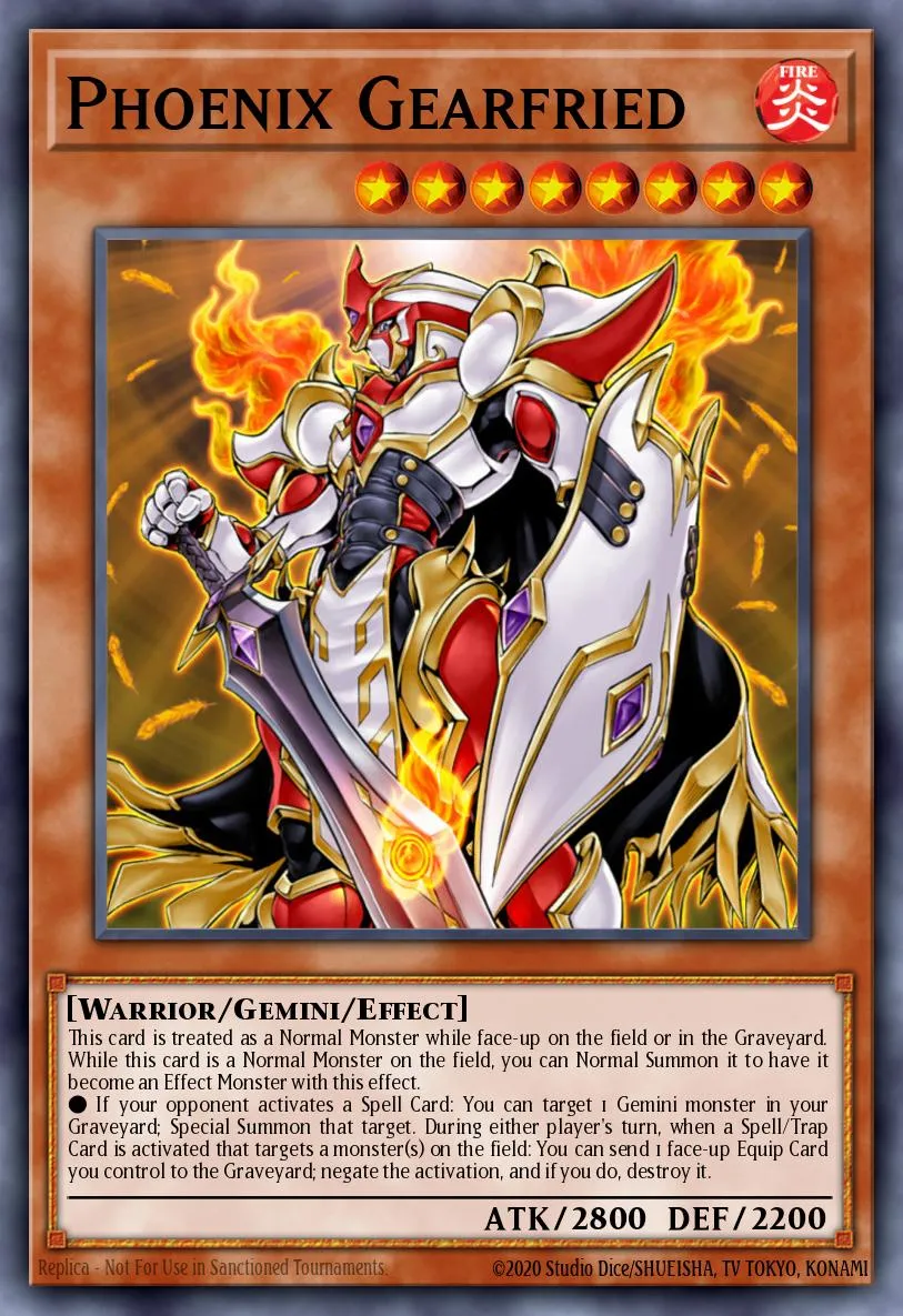 Phoenix Gearfried · Warriors' Strike Structure Deck 69488544/38