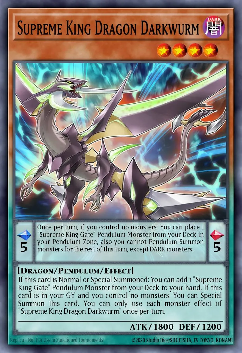 Supreme King Dragon Darkwurm · Maximum Crisis: Special Edition 69610326/4