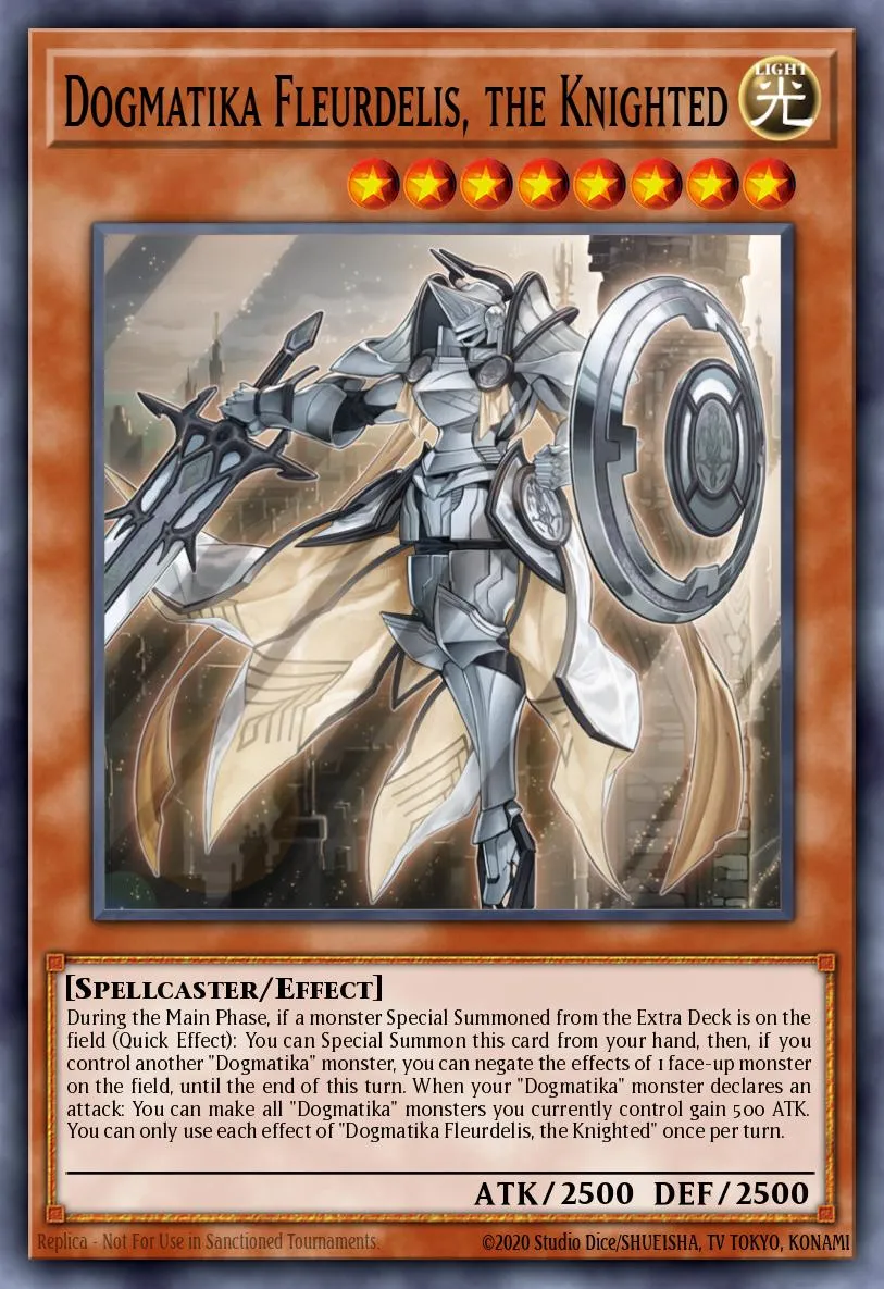 Dogmatika Fleurdelis, the Knighted · Rise of the Duelist Premiere! promotional card 69680031/1