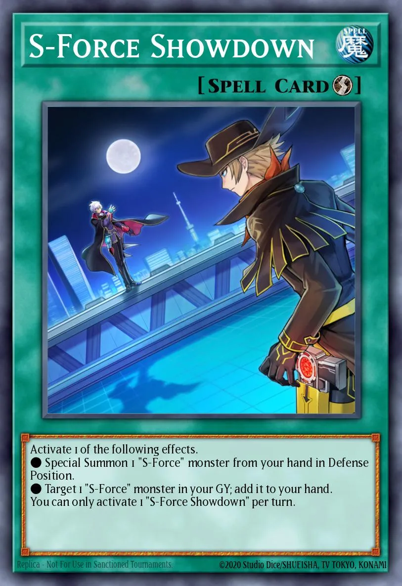 S-Force Showdown · Blazing Vortex Premiere! promotional card 69761020/1