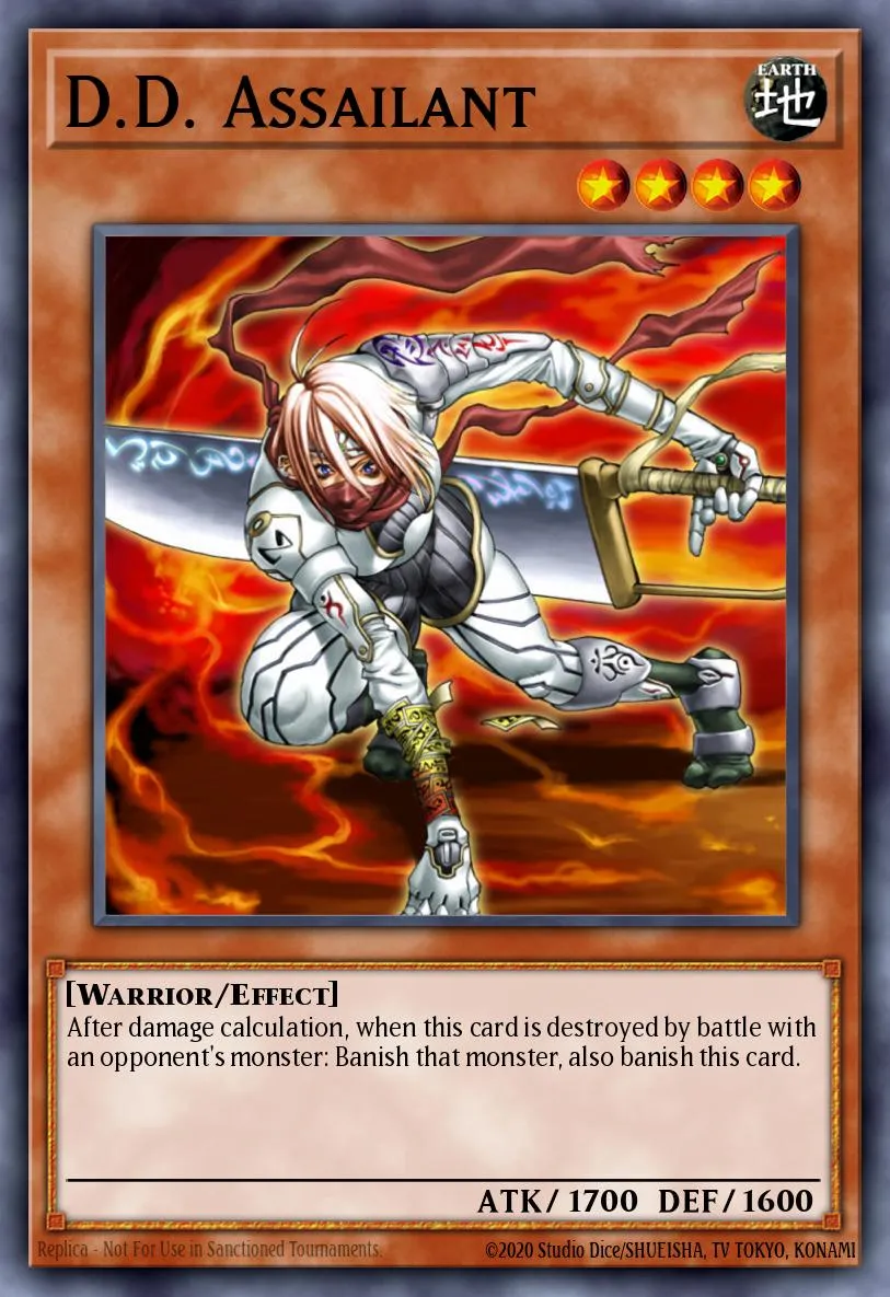 D.D. Assailant · Yu-Gi-Oh! Destiny Board Traveler promotional cards 70074904/3