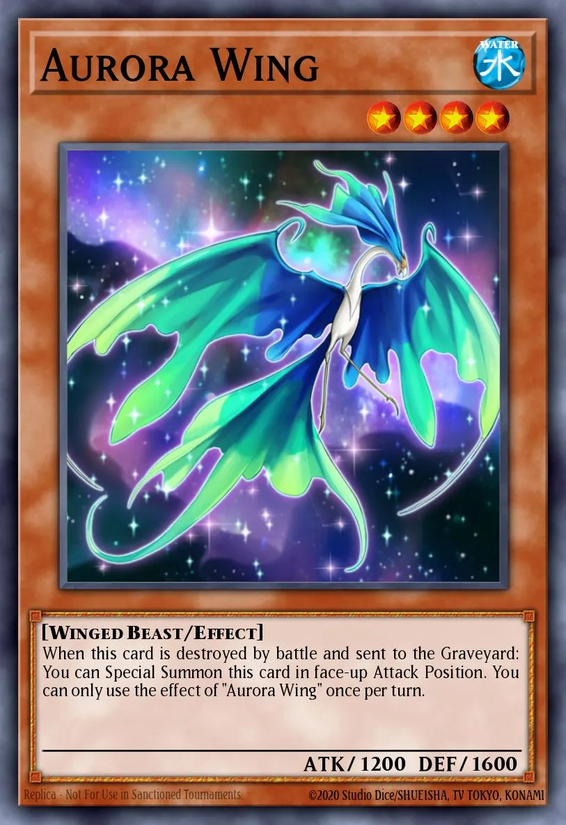Aurora Wing · Lord of the Tachyon Galaxy Sneak Peek Participation Card 70089580/1