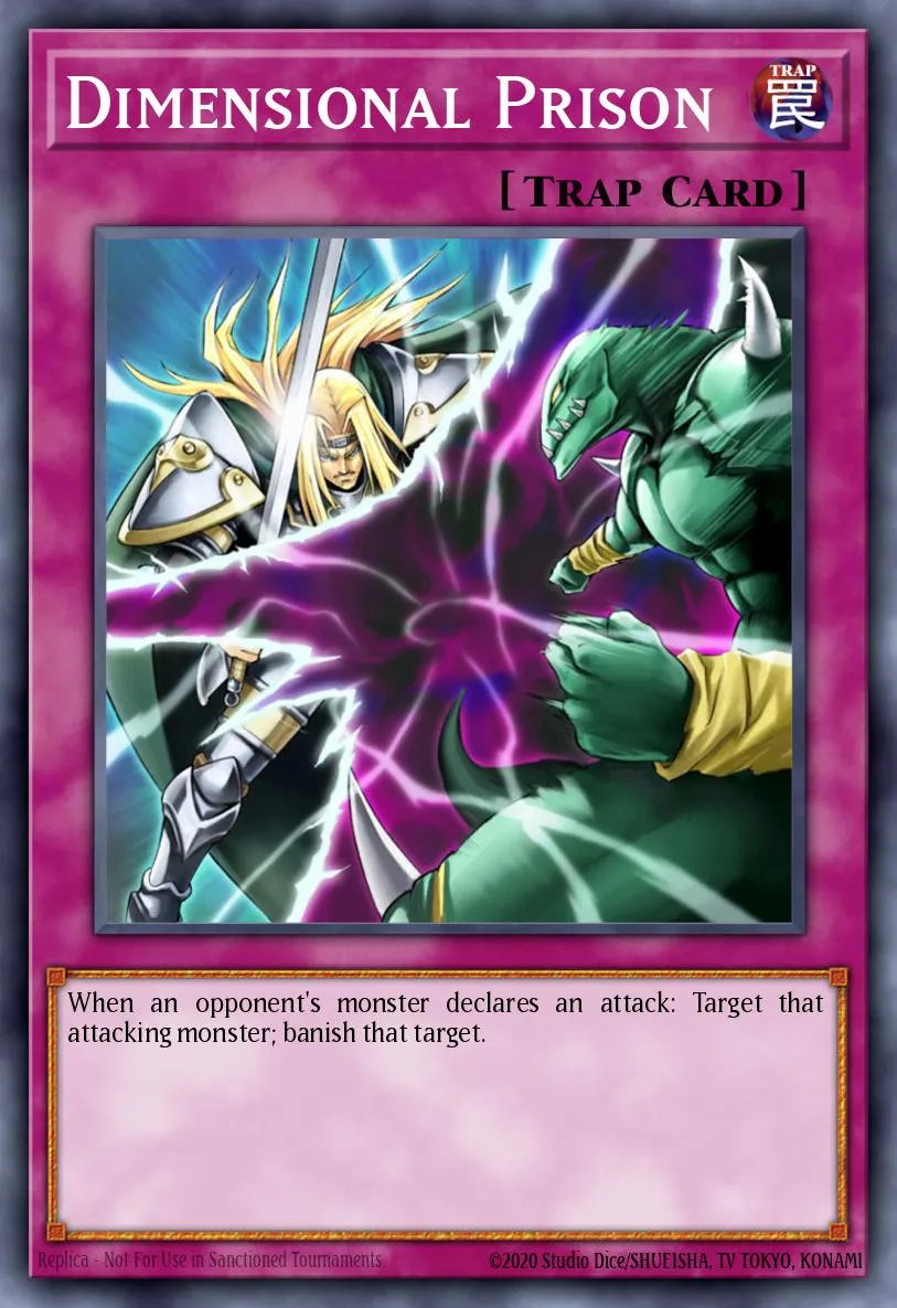 Dimensional Prison · Yu-Gi-Oh! World Championship 2008 promotional cards 70342110/3