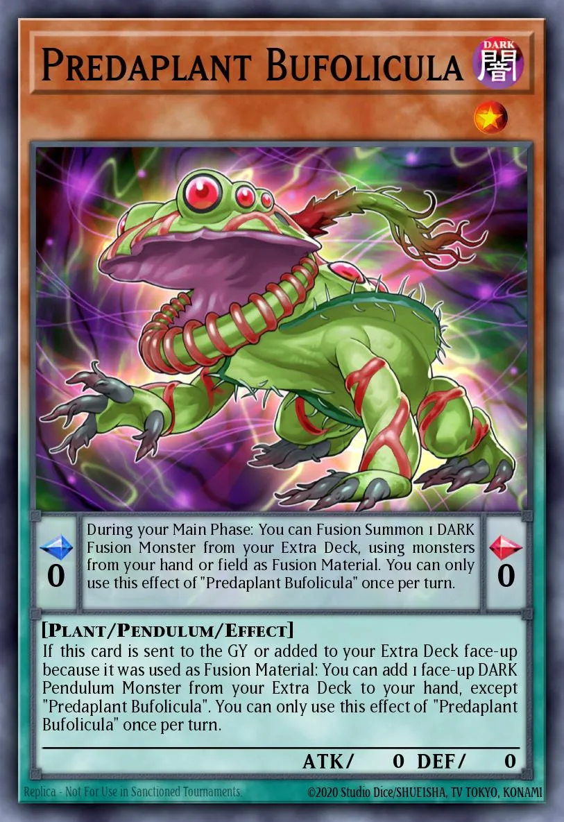 Predaplant Bufolicula · Dimension Force 70427670/101