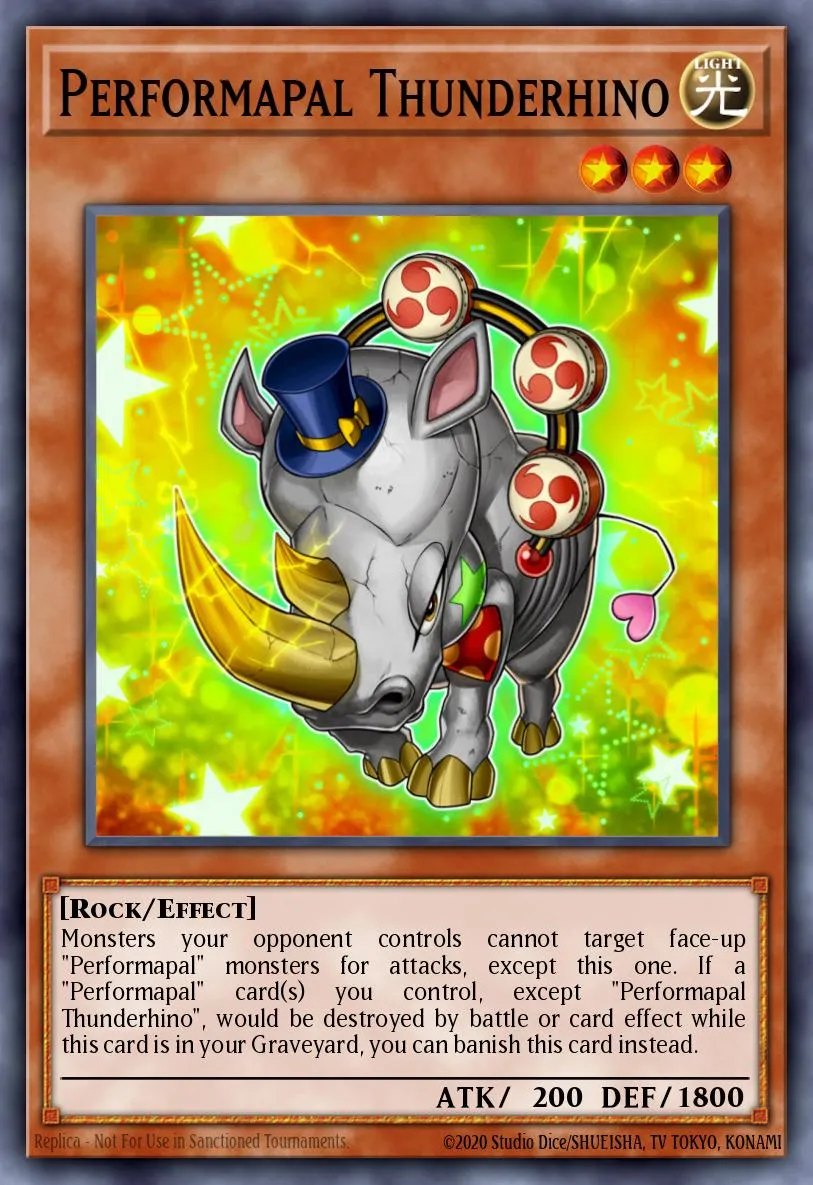 Performapal Thunderhino · Crossed Souls: Advance Edition 70458081/4