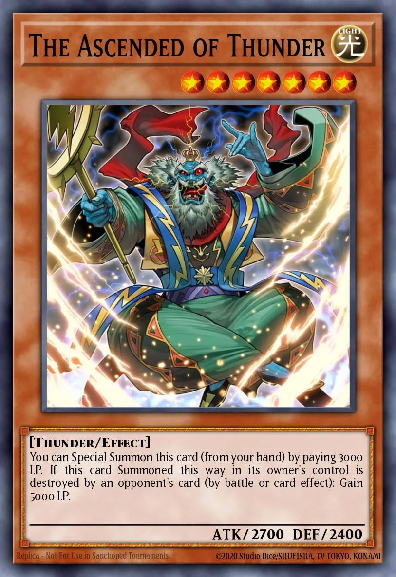 The Ascended of Thunder · Code of the Duelist Special Edition 70493141/4