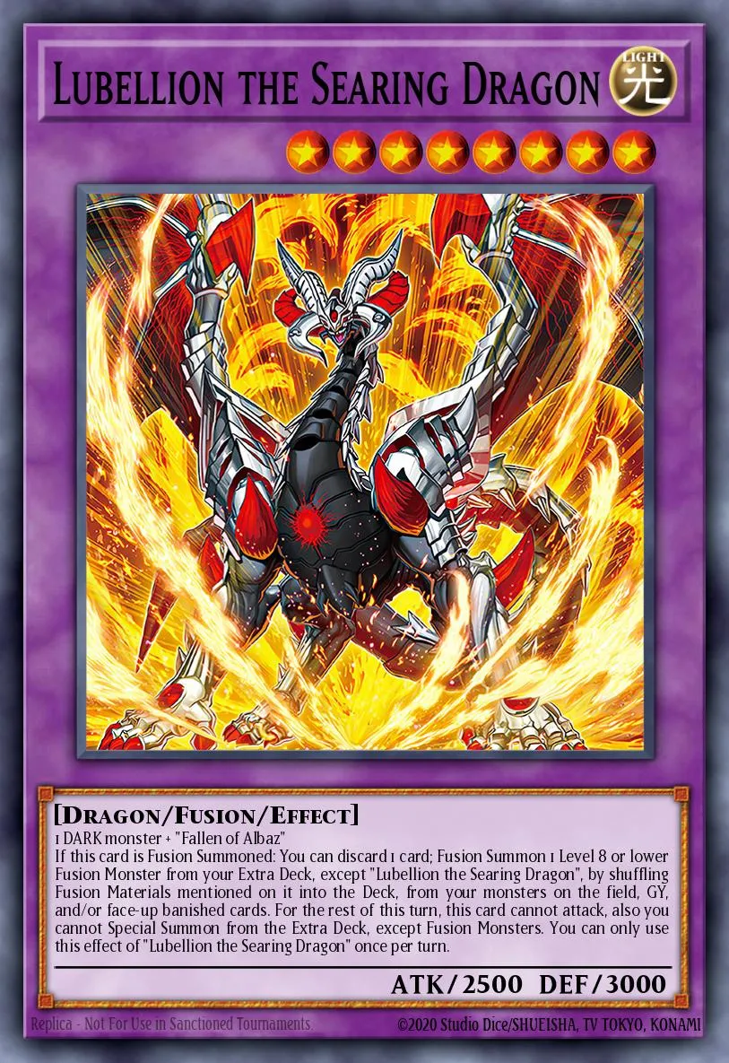 Lubellion the Searing Dragon · Structure Deck: Albaz Strike 70534340/46