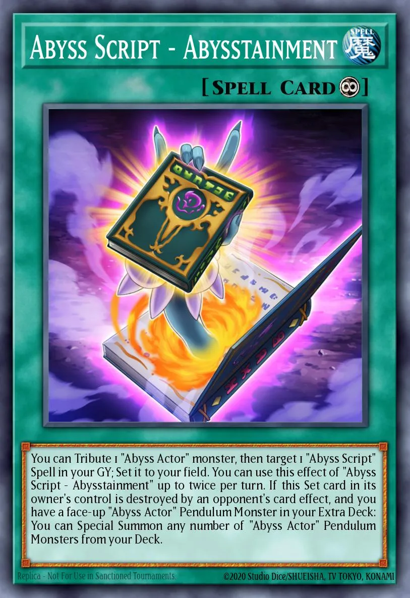 Abyss Script - Abysstainment · Battles of Legend: Light's Revenge 70564929/80