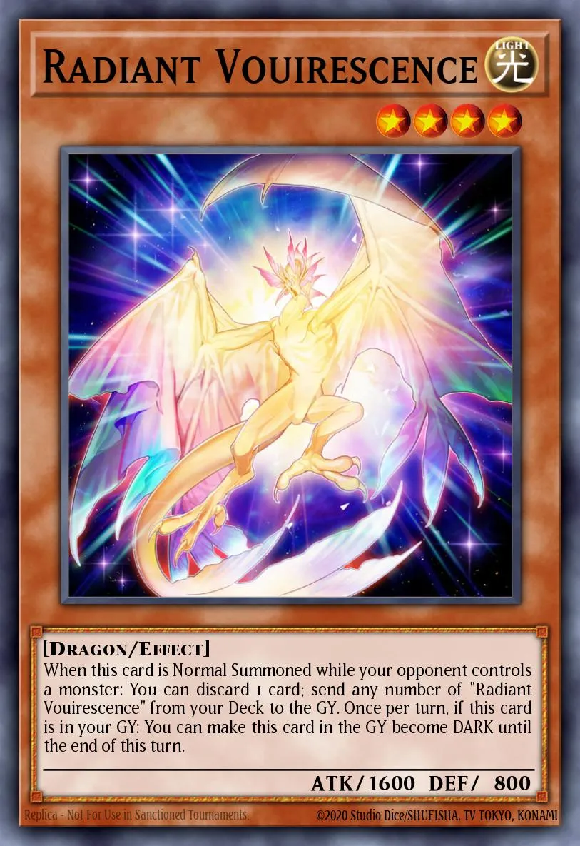 Radiant Vouirescence · Blazing Vortex Premiere! promotional card 70856343/1
