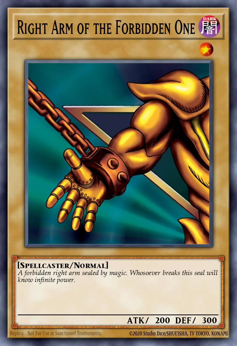 Right Arm of the Forbidden One · Legend of Blue Eyes White Dragon (25th Anniversary Edition) 70903634/14