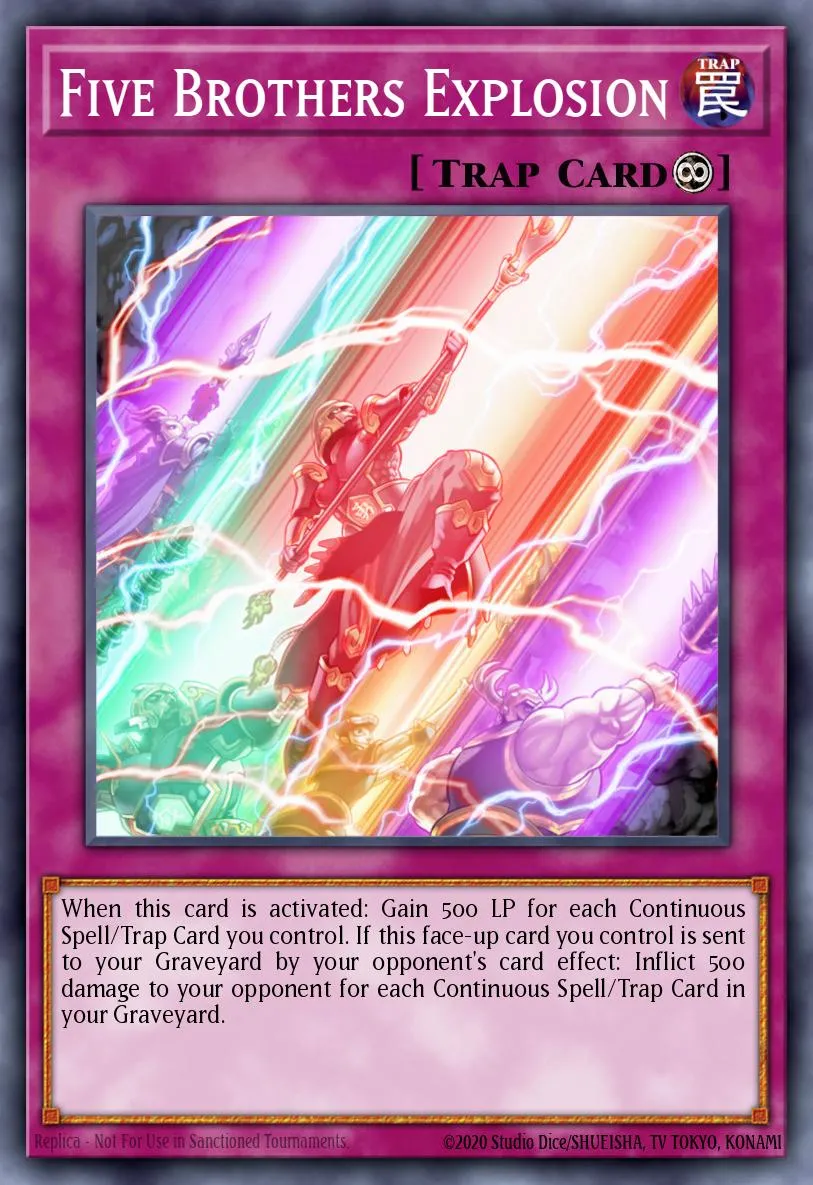 Five Brothers Explosion · Lord of the Tachyon Galaxy Sneak Peek Participation Card 70946699/1
