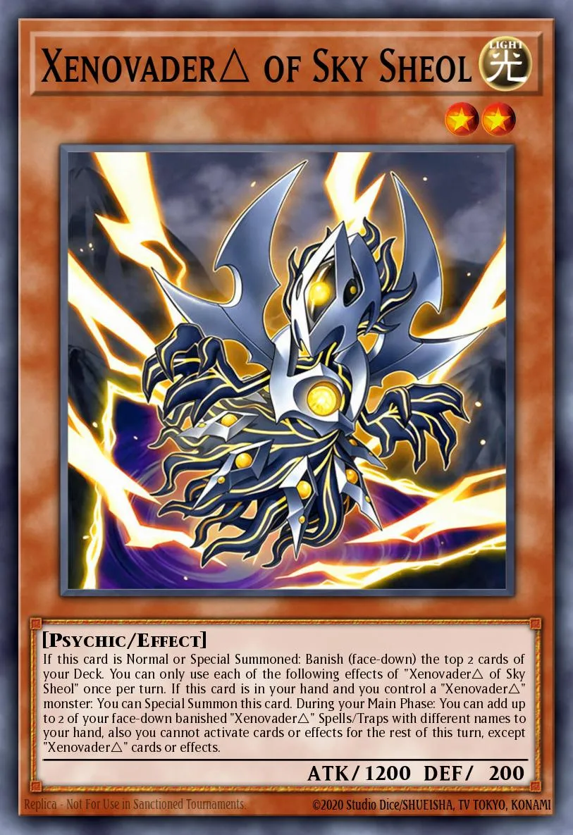 Xenovader△ of Sky Sheol · Yu-Gi-Oh (No Set) 71155456