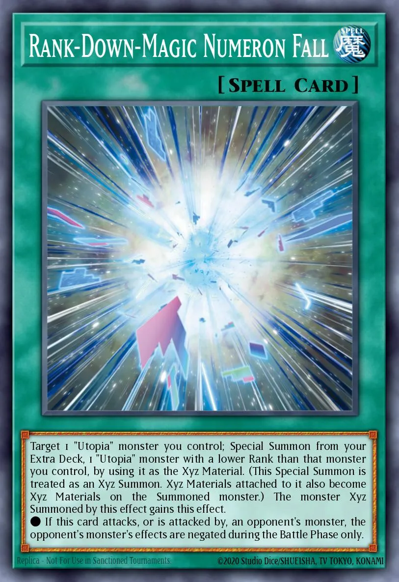 Rank-Down-Magic Numeron Fall · Legacy of the Valiant: Deluxe Edition 71345905/4