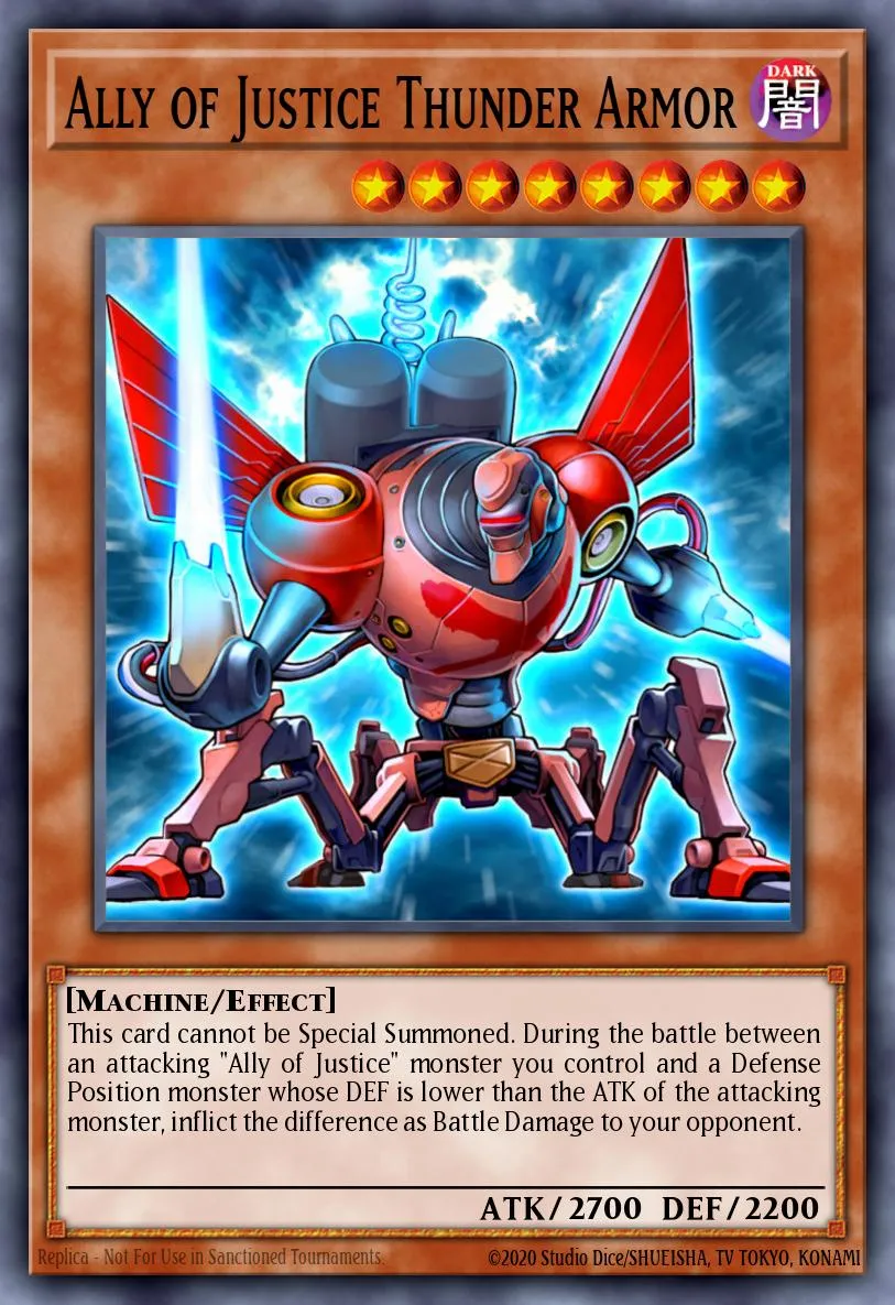 Ally of Justice Thunder Armor · Duel Terminal 2 71438011/100