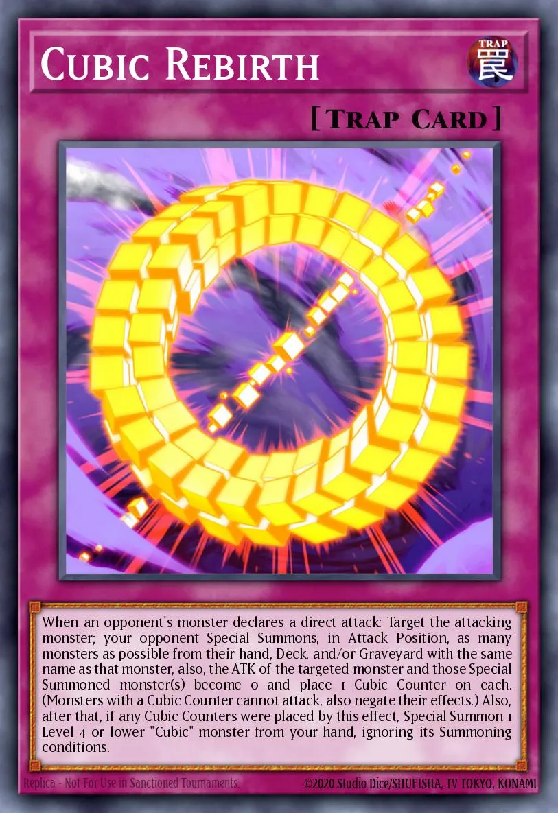 Cubic Rebirth · Yu-Gi-Oh! The Dark Side of Dimensions Movie Pack: Gold Edition 71442223/61
