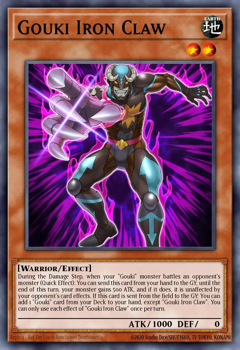Gouki Iron Claw · Eternity Code Premiere! promotional card 71555408/1