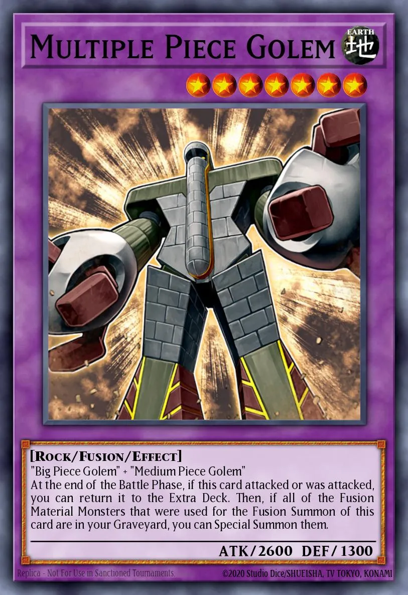 Multiple Piece Golem · The Duelist Genesis: Special Edition 71628381/2