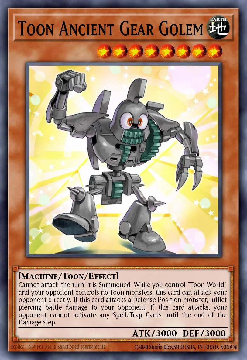 Toon Ancient Gear Golem · Dragons of Legend 2 7171149/45