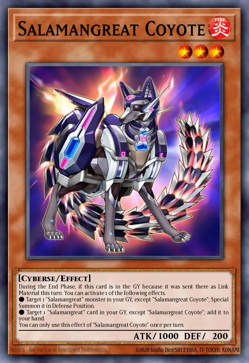 Salamangreat Coyote · Rising Rampage Special Edition 71861848/4