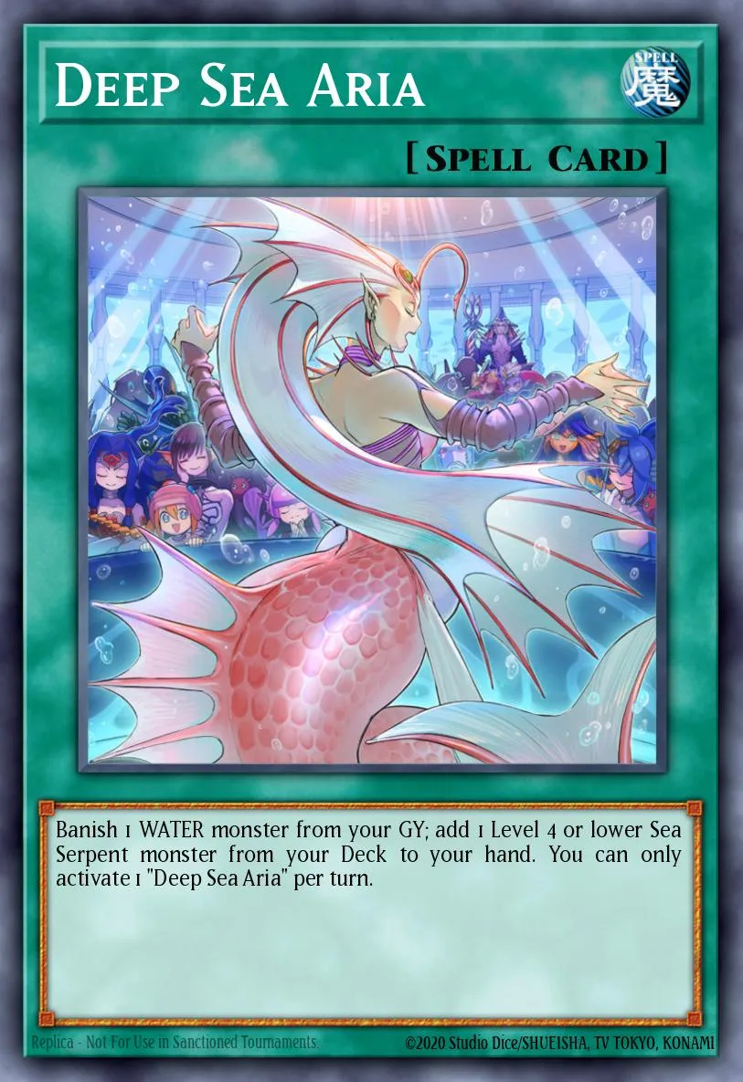 Deep Sea Aria · Eternity Code Premiere! promotional card 72060415/1