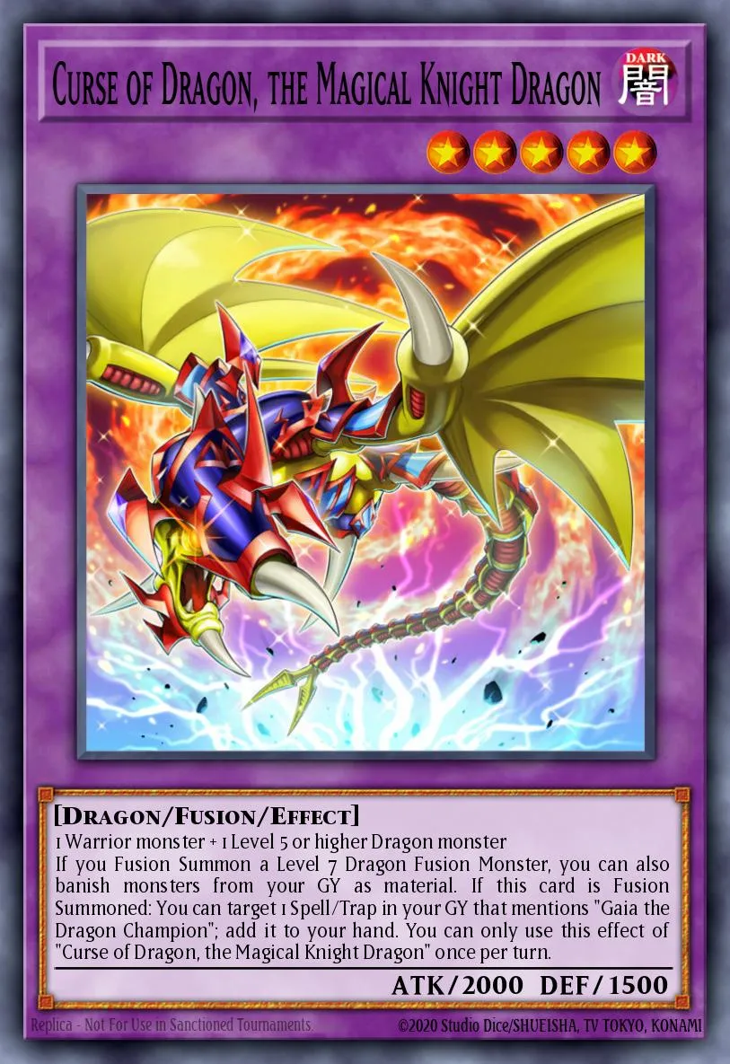 Curse of Dragon, the Magical Knight Dragon · Dimension Force 72064891/101