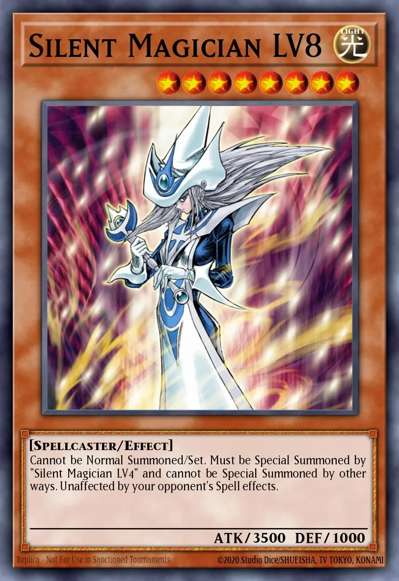 Silent Magician LV8 · Yu-Gi-Oh! Nightmare Troubadour promotional cards 72443568/3