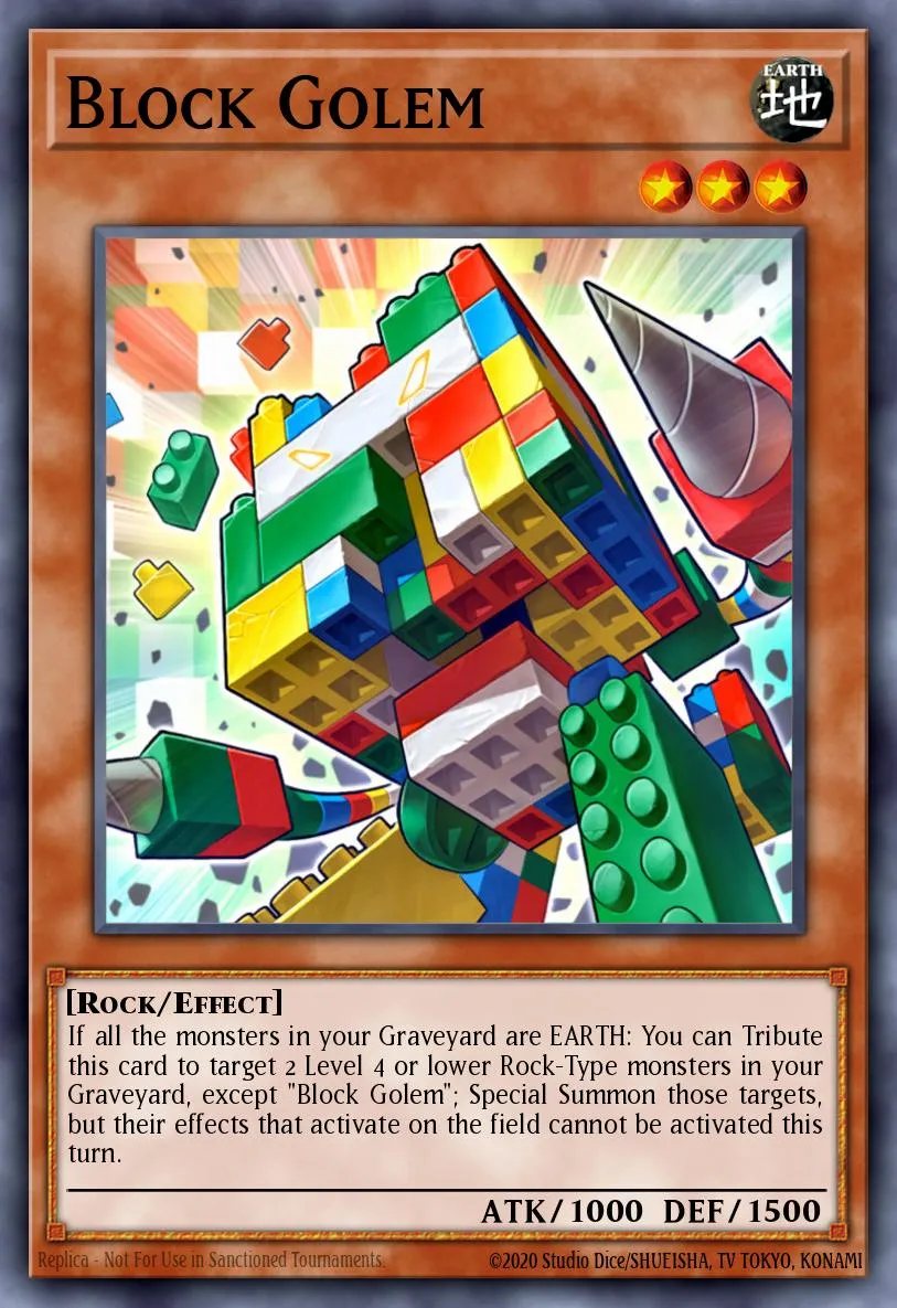 Block Golem · Return of the Duelist: Special Edition 72580321/2