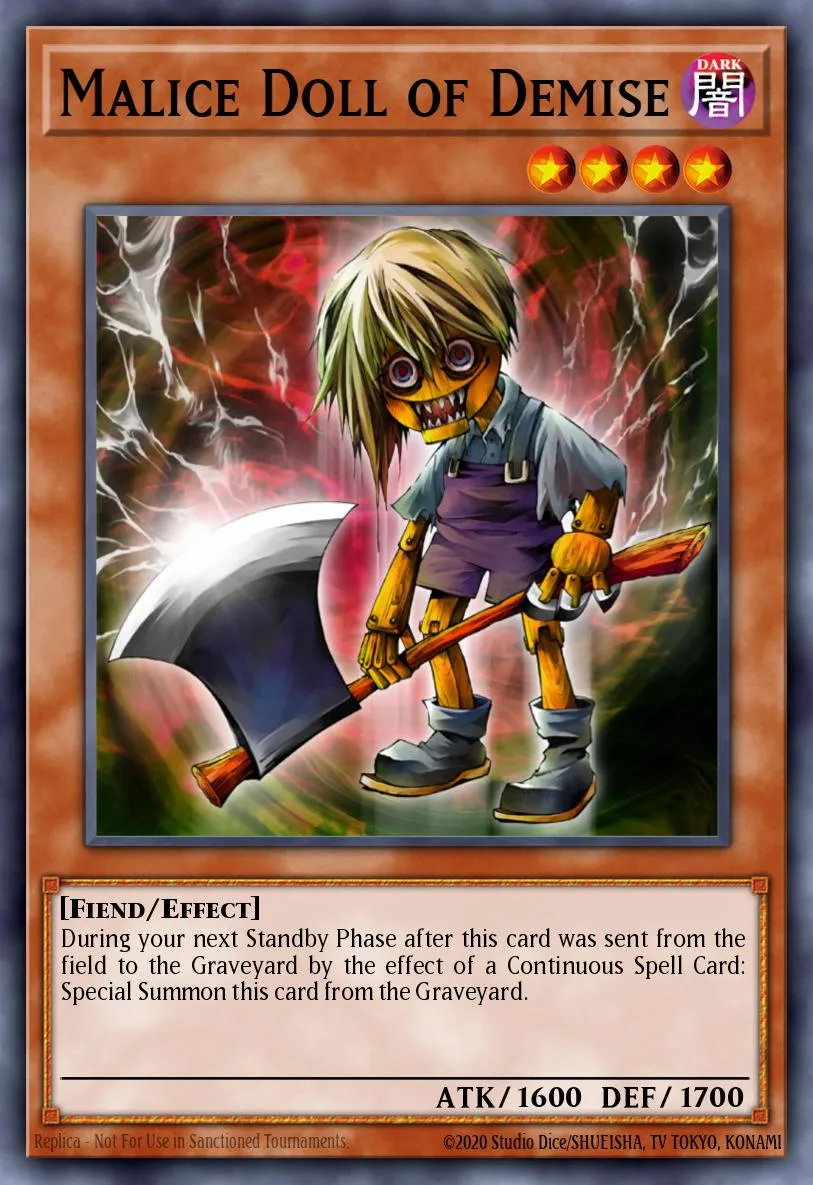 Malice Doll of Demise · Soul of the Duelist 72657739/60