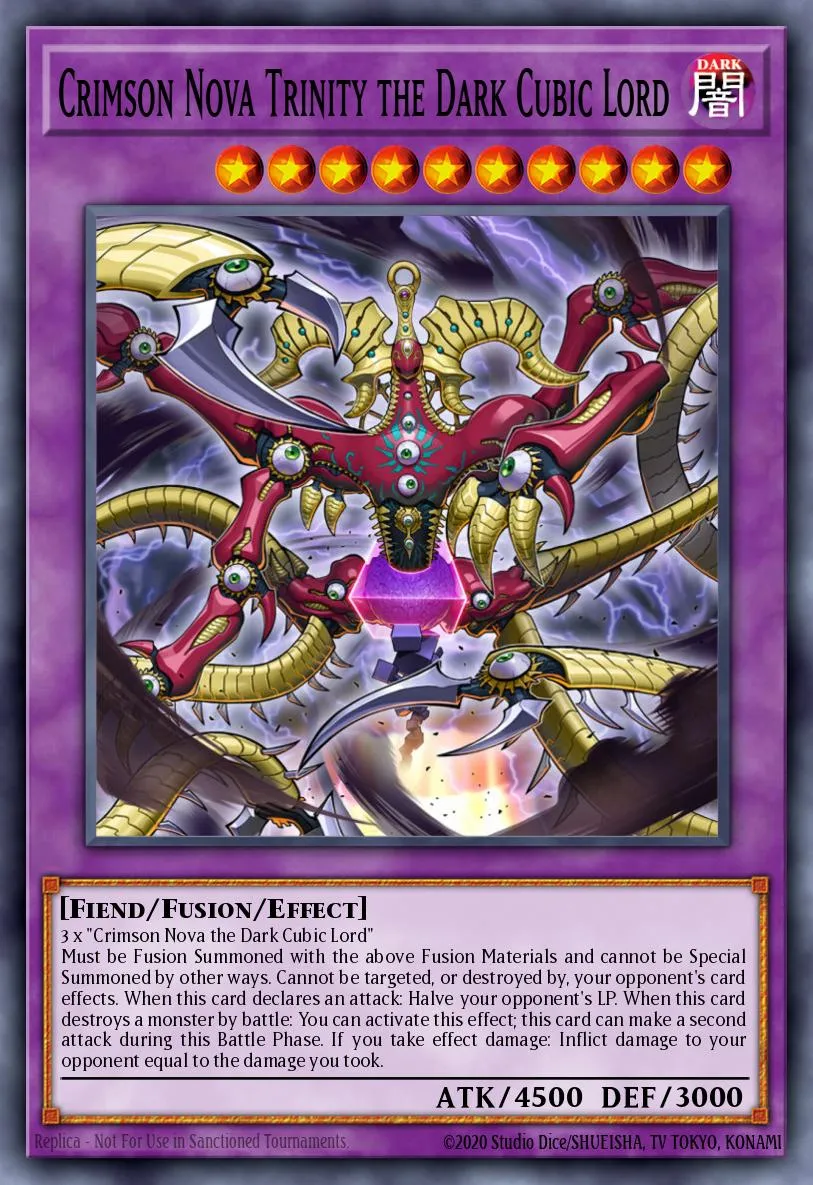 Crimson Nova Trinity the Dark Cubic Lord · Yu-Gi-Oh! The Dark Side of Dimensions Movie Pack: Gold Edition 72664875/61
