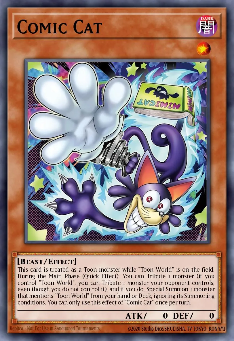 Comic Cat · Yu-Gi-Oh (No Set) 72921536