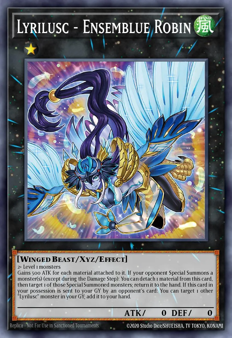 Lyrilusc - Ensemblue Robin · Legendary Duelists: Synchro Storm 72971064/56