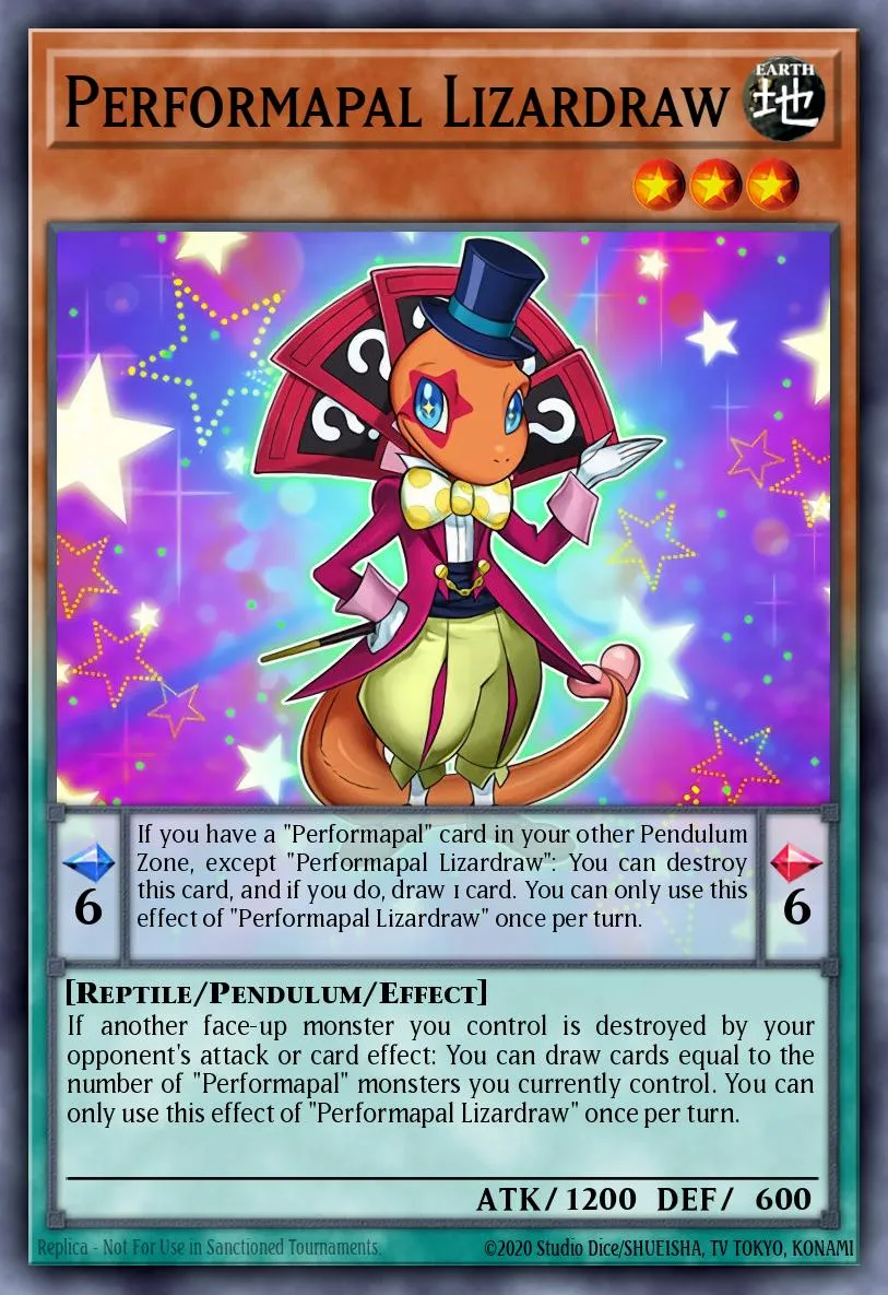 Performapal Lizardraw · Crossed Souls: Advance Edition 73130445/4